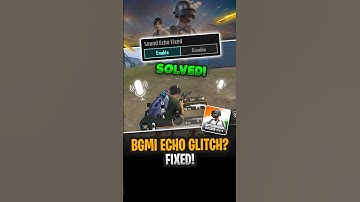 BGMI 3.9 Echo Bug Fix 🔇🔥#BGMI3.9 #EchoBugFix #BGMIshorts #BGMIupdate #MicIssueBGMI #BGMIsettings