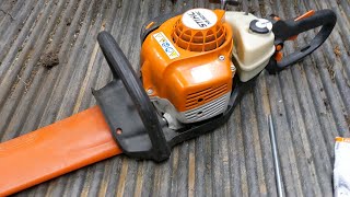 How to Grease a Stihl Hedge Cutter | Tutorial/Walk Through