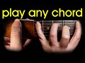 Play any guitar chord - how to hold a guitar correctly, essential guitar lesson