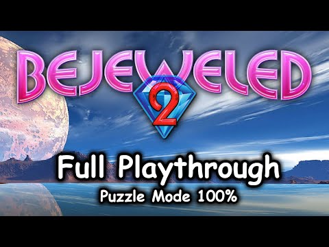 Bejeweled 2 Deluxe 2004 100 Puzzle Mode Playthrough