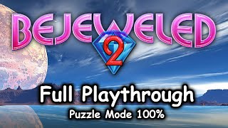 Bejeweled 2 Deluxe (2004) - 100% Puzzle Mode Playthrough screenshot 4