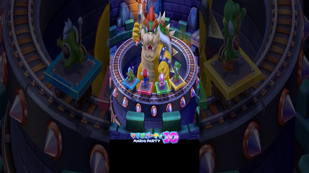 Bowser's Hammer Slammer - Mario Party 10 Master Level #shorts #funnyminigames