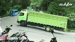 Truk fuso gak kuat nanjak di sitinjau luik!!