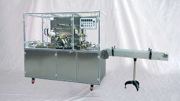 Automatic cellophane film transparent overwrapping Machine perfume boxes overwrapper 全自動三維包裝盒子設備