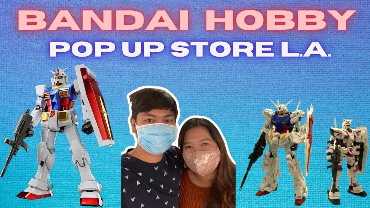 Bandai Hobby Pop Up Store Little Tokyo (Gundam) - YouTube