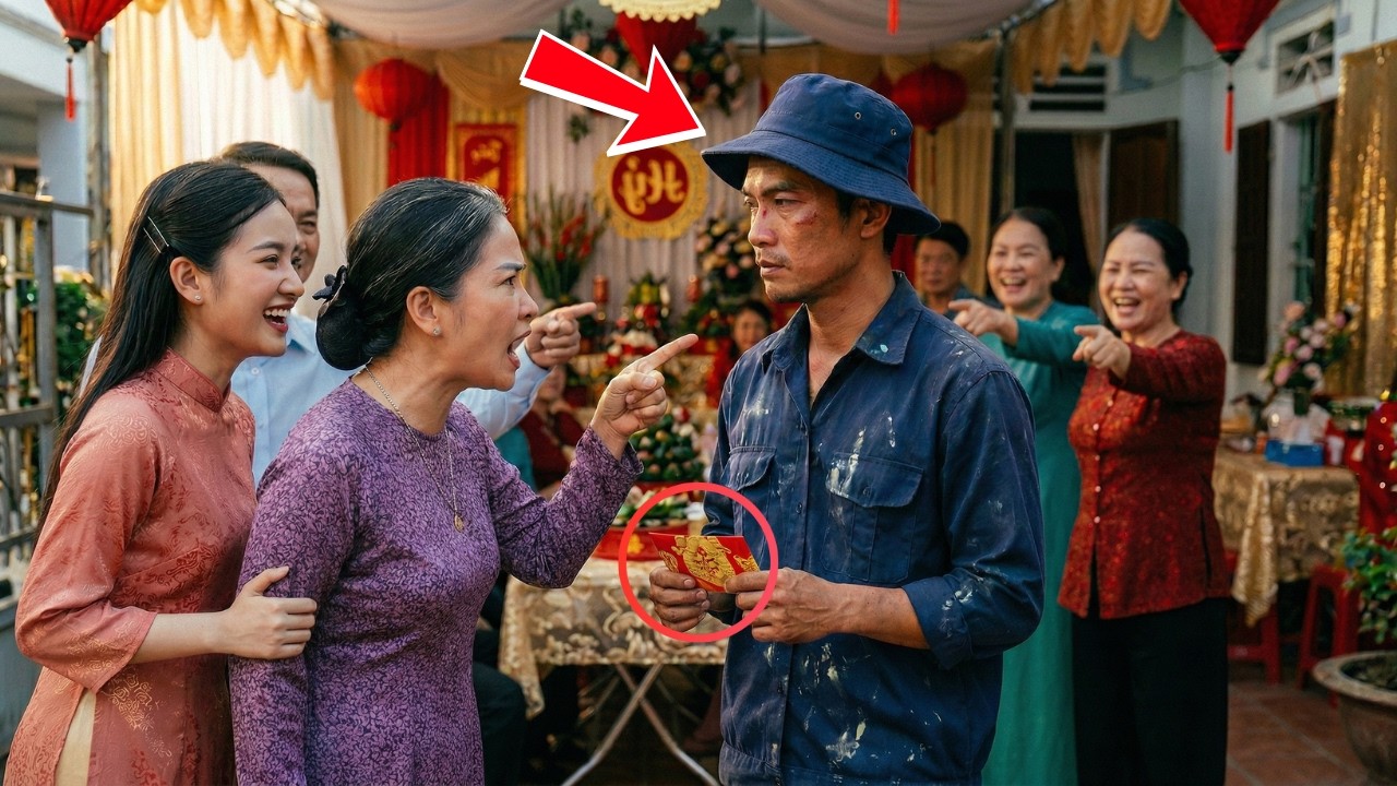 Anh Thợ Hồ Bị Chê Nghèo Giữa Lễ Ăn Hỏi —10 Phút Sau, Người Đàn Ông Bước Vào Khiến Cả Họ Câm Nín