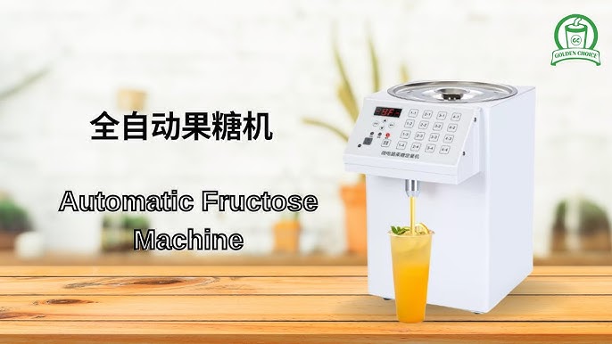 Automatic Fructose Dispenser, 110V 8000CC Fructose Quantitative Machine  Sugar Syrup Dispenser Fill Bubble Tea Equipment with Measuring Cup & Long