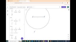 Constructions: Copy a Segment on Geogebra