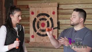 AXE THROWING AT STUMPYS HATCHET HOUSE!!