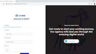 How to register as a Builder or a Developer on Iungo
