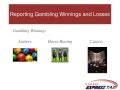 Reporting Gambling Winnings and Losses - YouTube