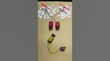 Double Mini Dynamo Generator Power Transfer In Drone Motor _ DC Motor #dcmotor #tech #shorts