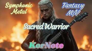 🎸신성한 전사 (Sacred Warrior) | Epic Symphonic Metal with Fantasy M/V | KorNote