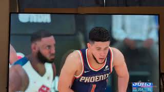 NBA 2K21 Gameplay Team USA vs Phoenix Suns 4th Quarter Part 2