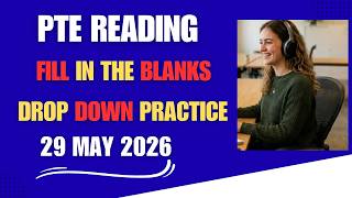 PTE Reading Fill in the Blanks: 10 Practice Questions Solved (May 2026)