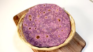 【Purple Sweet Potato Recipe】Purple Sweet Potato Pancake|3 Ingredients Tortillas |GoodCookingIdeas