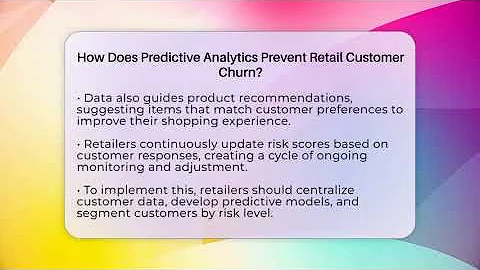 How Does Predictive Analytics Prevent Retail Customer Churn? - Retail Employee Playbook