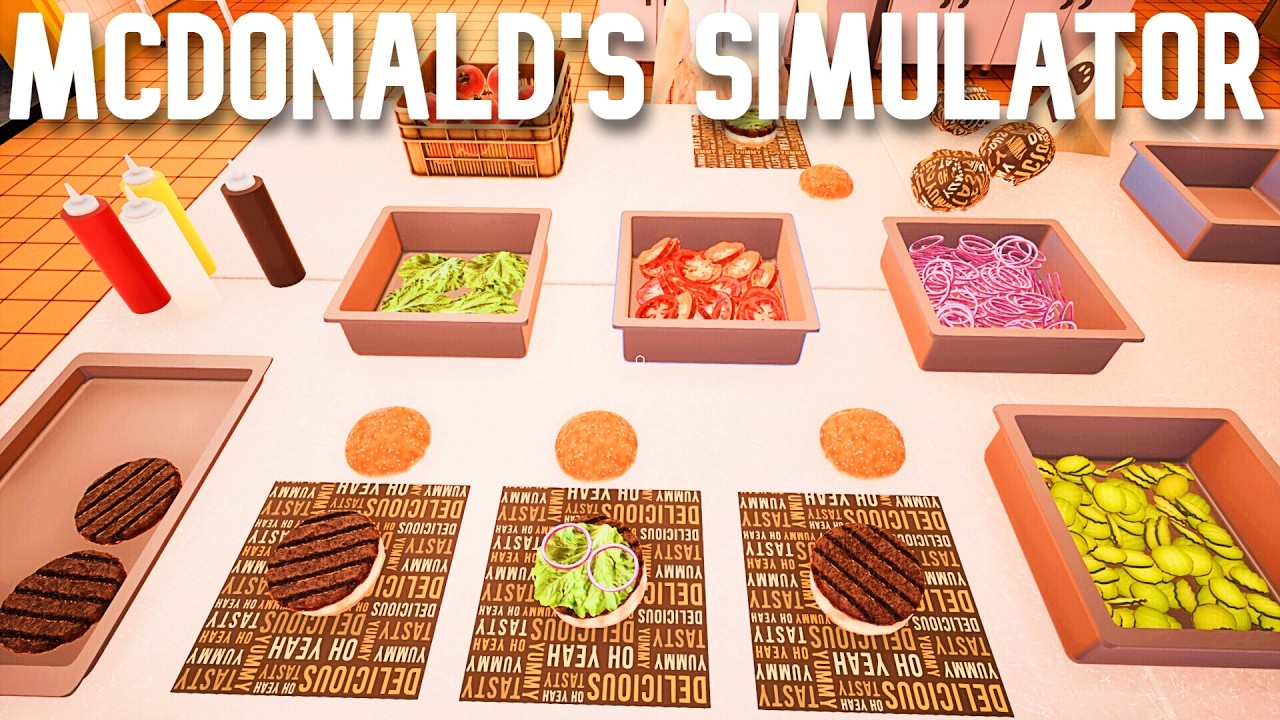 DAY 1 - Starting our FIRST MCDONALDS in this Fast Food Tycoon Simulator Game..... CO-OP!