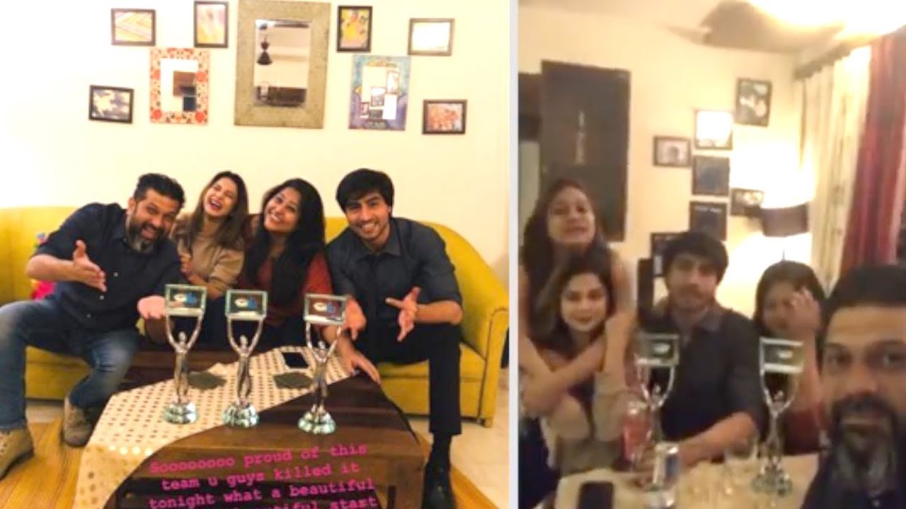 Jennifer, Harshad And Director Celebrate On Best Show Award