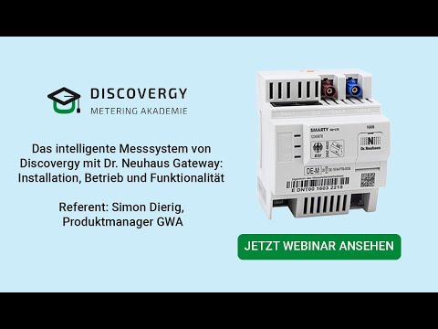 Das intelligente Messsystem von Discovergy mit Dr. Neuhaus Gateway: Installation und Funktionalität