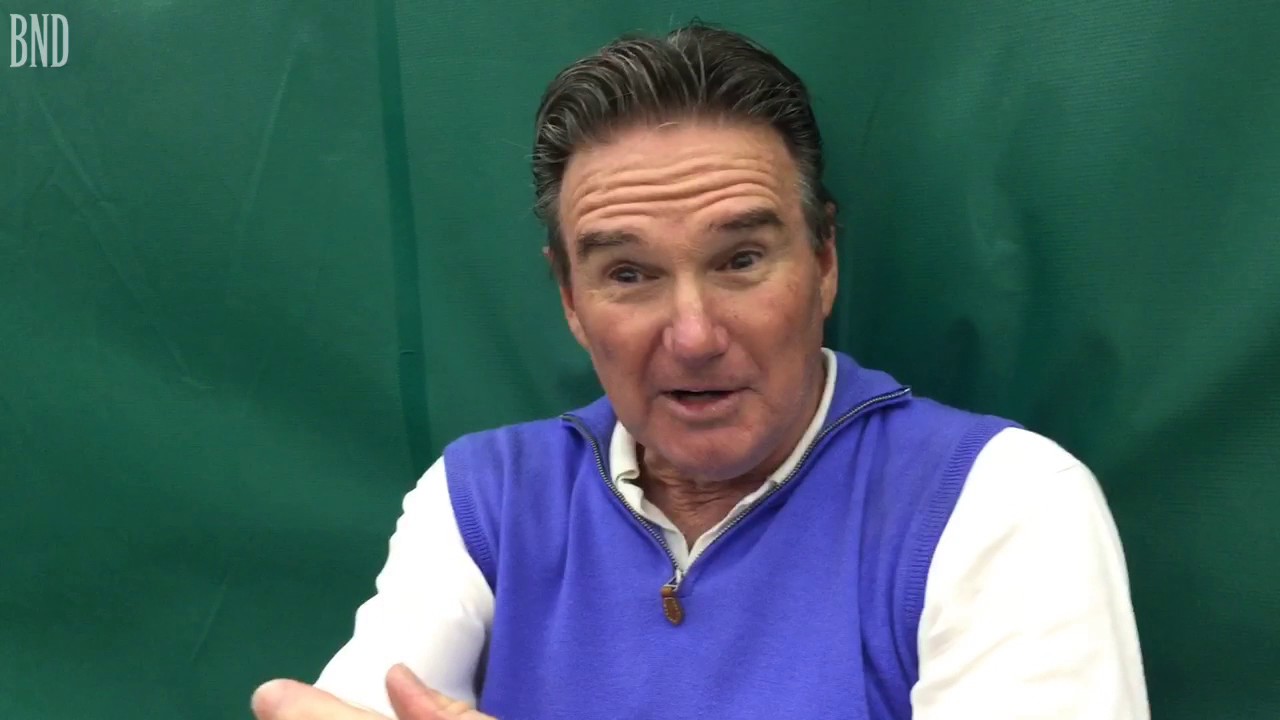 Tennis legend Jimmy Connors gives a lesson - YouTube