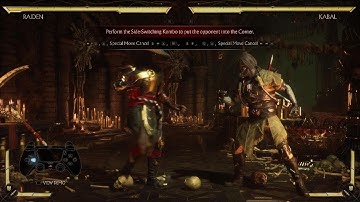 Mortal Kombat 11 combo tutorial raiden kabal