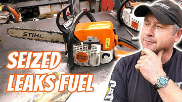This SEIZED STIHL Chainsaw Has A Lot Of Issues But I Think It