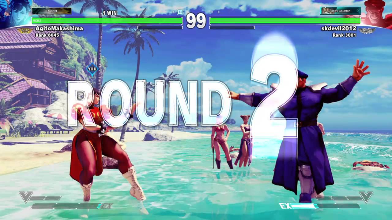 Chun li reverse air grab - YouTube