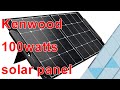 KENWOOD Portable Solar Panel BH-SK100, 600W output. review and install