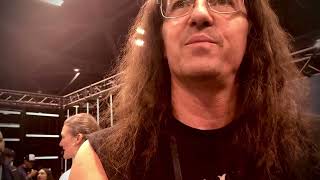 Sean Elg of @kkspriest 👈 John Ivan #guitarslinger #nammshow #KKsPriest #drummer #seanelg #kkdowning