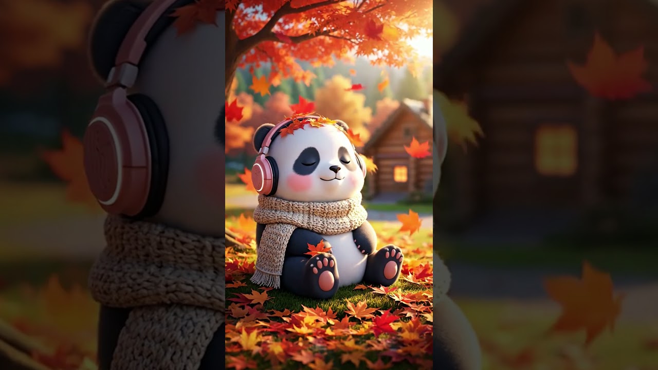 Peaceful Autumn 🍁 | Chill Panda’s Cozy Lofi Moment