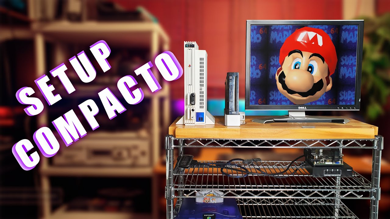 Setup MÓVEL (RETRO GAMER) para Espaços Pequenos