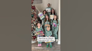 OPENING DAY 20 of our ADVENT CALENDARS!🎄#shorts #christmas