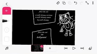 A sneak peek of a felix the cat animation (sorry for not making videos)