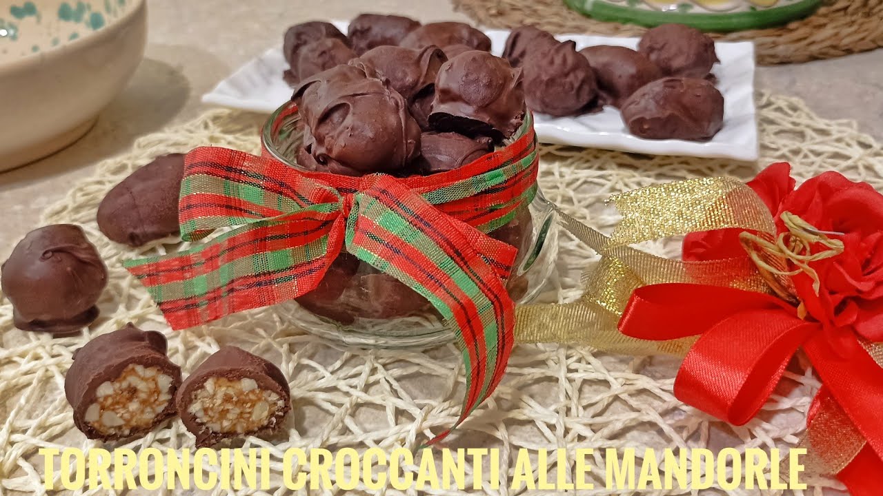 TORRONCINI CROCCANTI ALLE MANDORLE