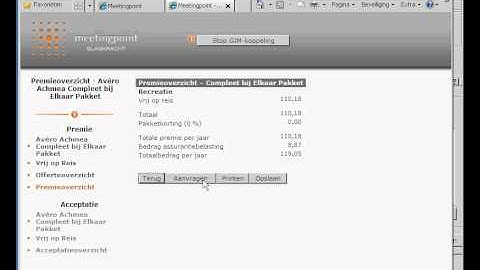 Avéro Achmea -- CCS via Meetingpoint