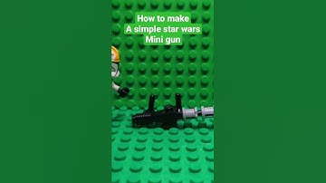 How to make a simple Lego mini gun