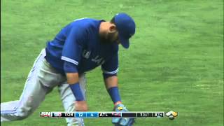 2012/06/10 Bautista's diving catch