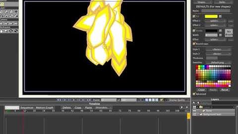 How to make a flame thrower effect in Anime Studio Pro - MOHO Pro