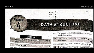 2nd puc computer science||chapter 4 data structures||important questions and answers 2024||📜