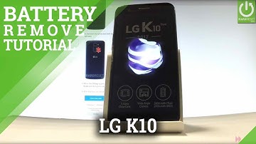 How to Remove Battery in LG K10 (2017) - Force Restart / Soft Reset