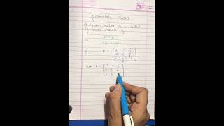 Symmetric matrix