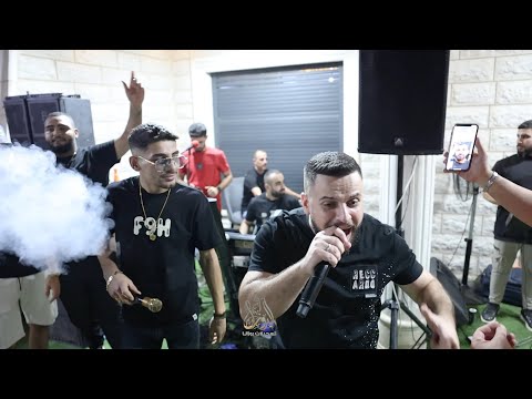 الفنانين ادهم شكري وعنان ابوليلى الي بدو يعلي يعلي احنا مستوانا فوق حفلة يوسف غروف2025