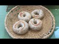 フライパンで焼くベーグル　(フライパンで簡単全粒粉入り）