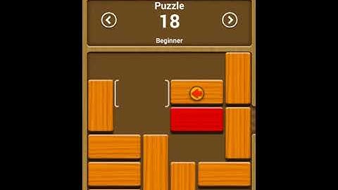 Unblock me Relax mode Puzzle 18 - Walkthrough