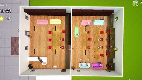 Library Simulator crowdy study place pathfinding test 2| Unreal Engine