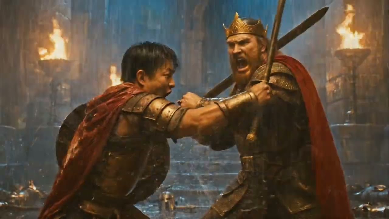 นักรบสู้กับสิงโต