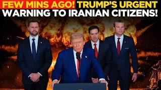 Full LIVE | Trump Declares EMERGENCY From Whitehouse; Drops NUCLEAR Bombshell On Iran, | Trump On Iran Guide