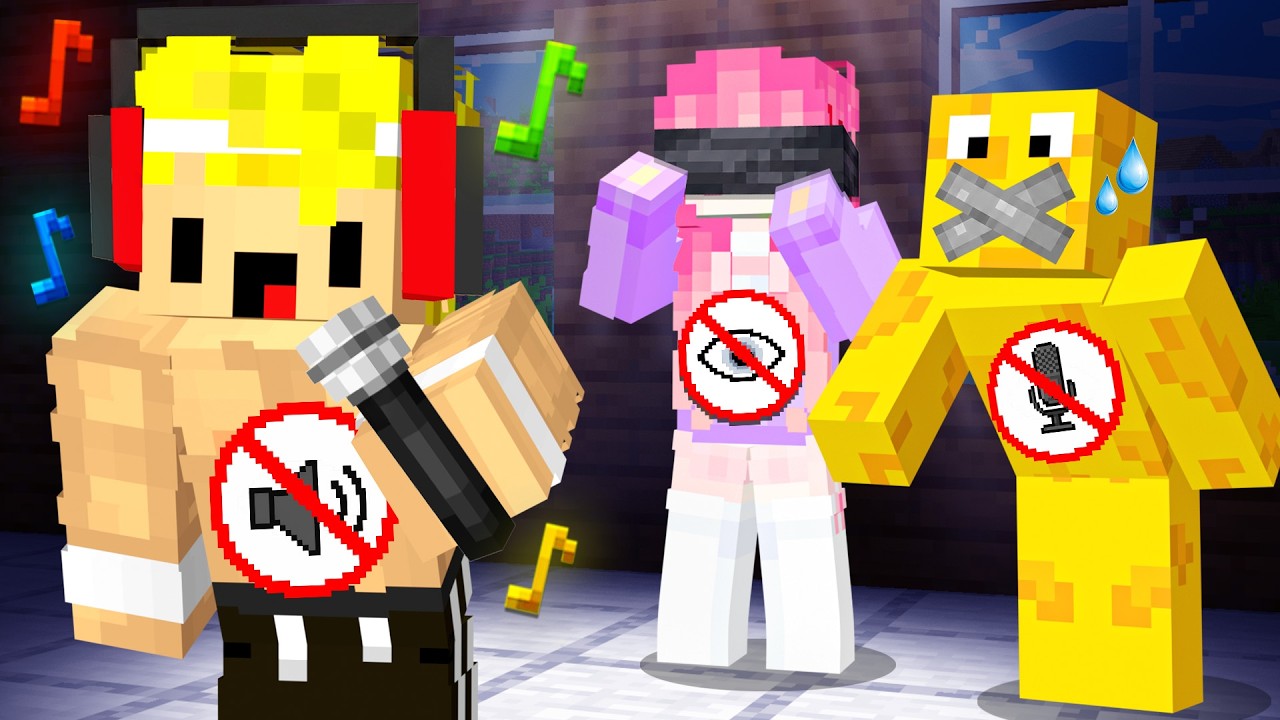 Minecraft PERO Somos CIEGOS, SORDOS Y MUDOS