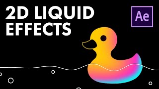Easy 2D Liquid In After Effects - Tutorial - Water Ripple Animation